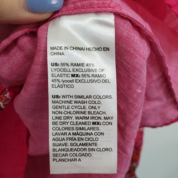 Chico's Pink Floral Button Down Shirt - Picture 12 of 14